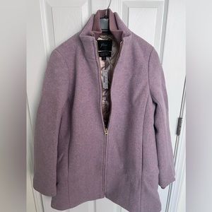 J crew light purple lodge coat size 8